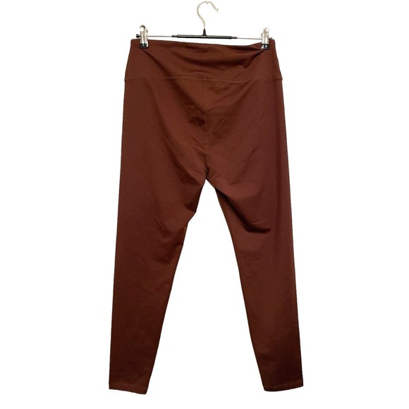 Reformation EcoStretch Leggings Size XL Brown Sienna Full Length High Waisted - Picture 2 of 6